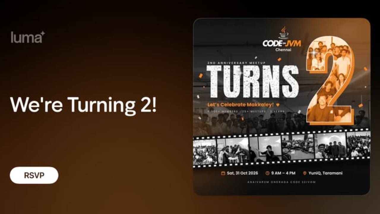 Poster for We're Turning 2!