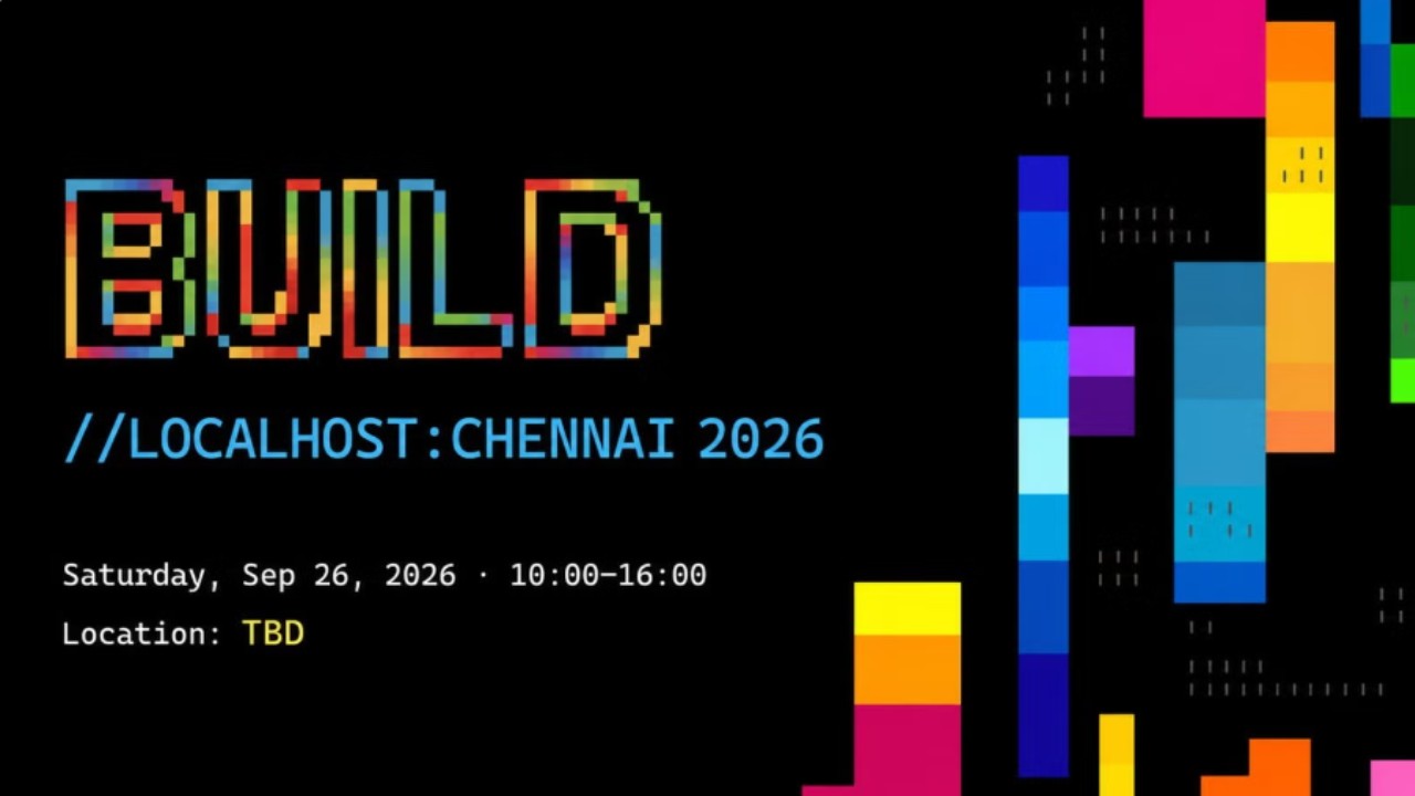 Poster for Microsoft Build //localhost Encore: Chennai