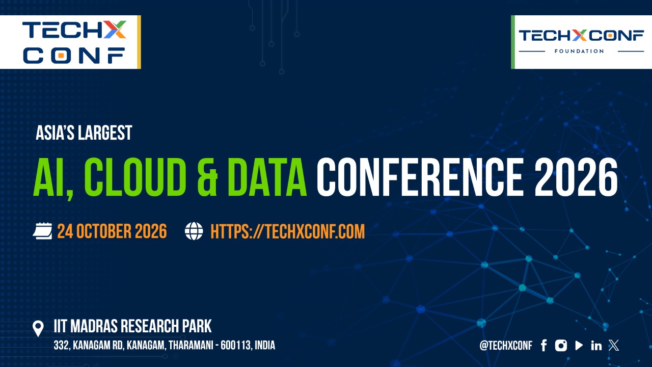 Poster for AI, Cloud & Data Conference 2026